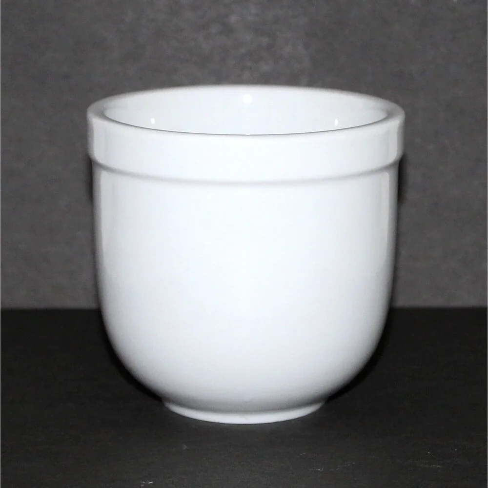 Pottery Barn Suppertime coffee tea mug White ceramic stoneware classic